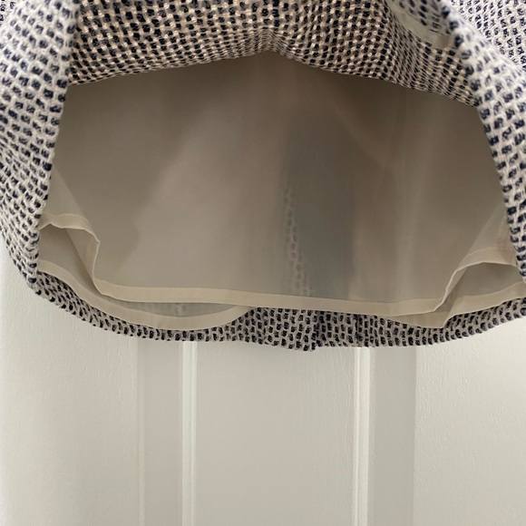 J. Crew Linen Blend White and Black Tweed No.2 Pencil Skirt, 0 - Picture 5 of 10